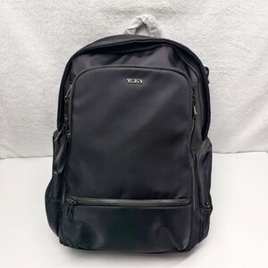 Tumi Voyageur Women's Backpack - 16" Tactical Nylon Commuter w/ Leather Trim